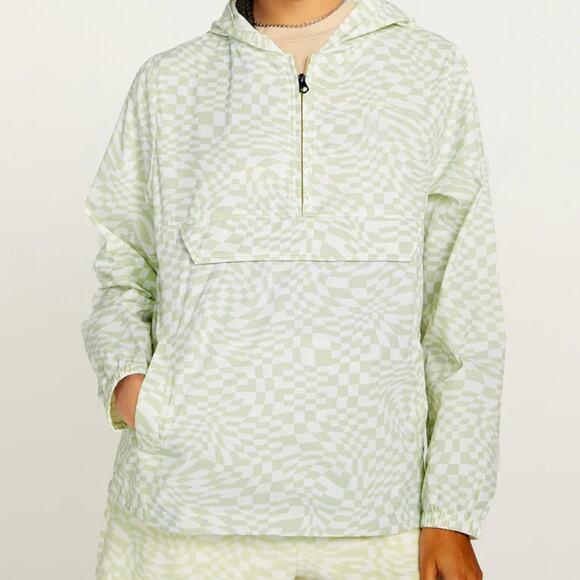 VOLCOM Earth Tripper Windbreaker II, Sage Green, Water Repellant, Packable, M - Picture 2 of 16
